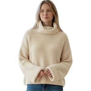 Free People Chunky Turtleneck Sweater XS